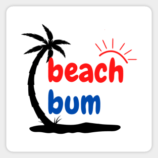 Beach Bum Lake Apparel Sticker